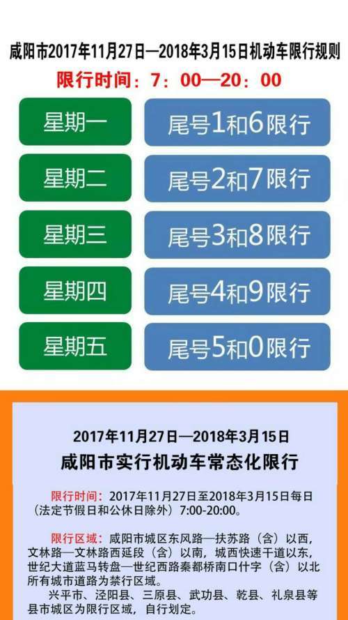 【兴平限行区域,兴平限行区域图及时间2021】-第2张图片 【兴平限行区域,兴平限行区域图及时间2021】-第2张图片