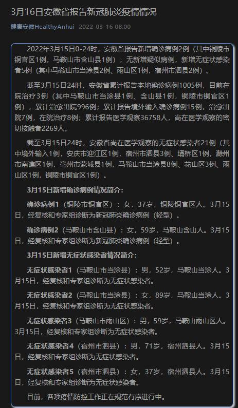 安徽疫情解除/安徽发布疫情解除通知-第6张图片 安徽疫情解除/安徽发布疫情解除通知-第6张图片