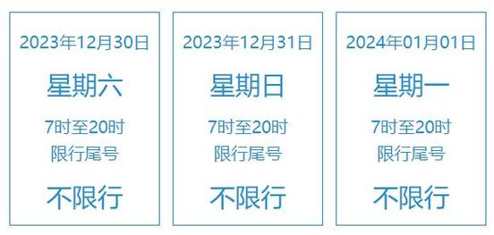 元旦限行么,元旦限不限行元旦期间车限号吗-第6张图片 元旦限行么,元旦限不限行元旦期间车限号吗-第6张图片