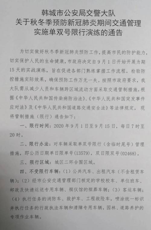 韩城限号/韩城限号查询系统-第2张图片 韩城限号/韩城限号查询系统-第2张图片