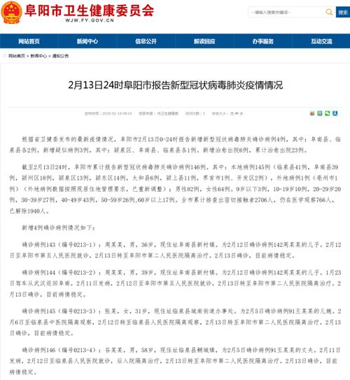 安徽阜阳发布疫情，安徽阜阳疫情最新消息今天新增
