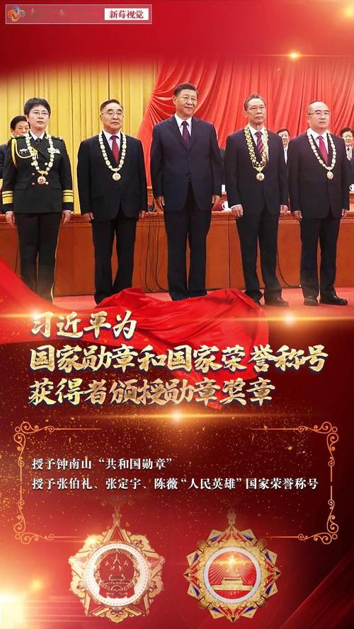 抗击疫情表彰大会/抗击疫情表彰大会共和国勋章获得者-第3张图片 抗击疫情表彰大会/抗击疫情表彰大会共和国勋章获得者-第3张图片