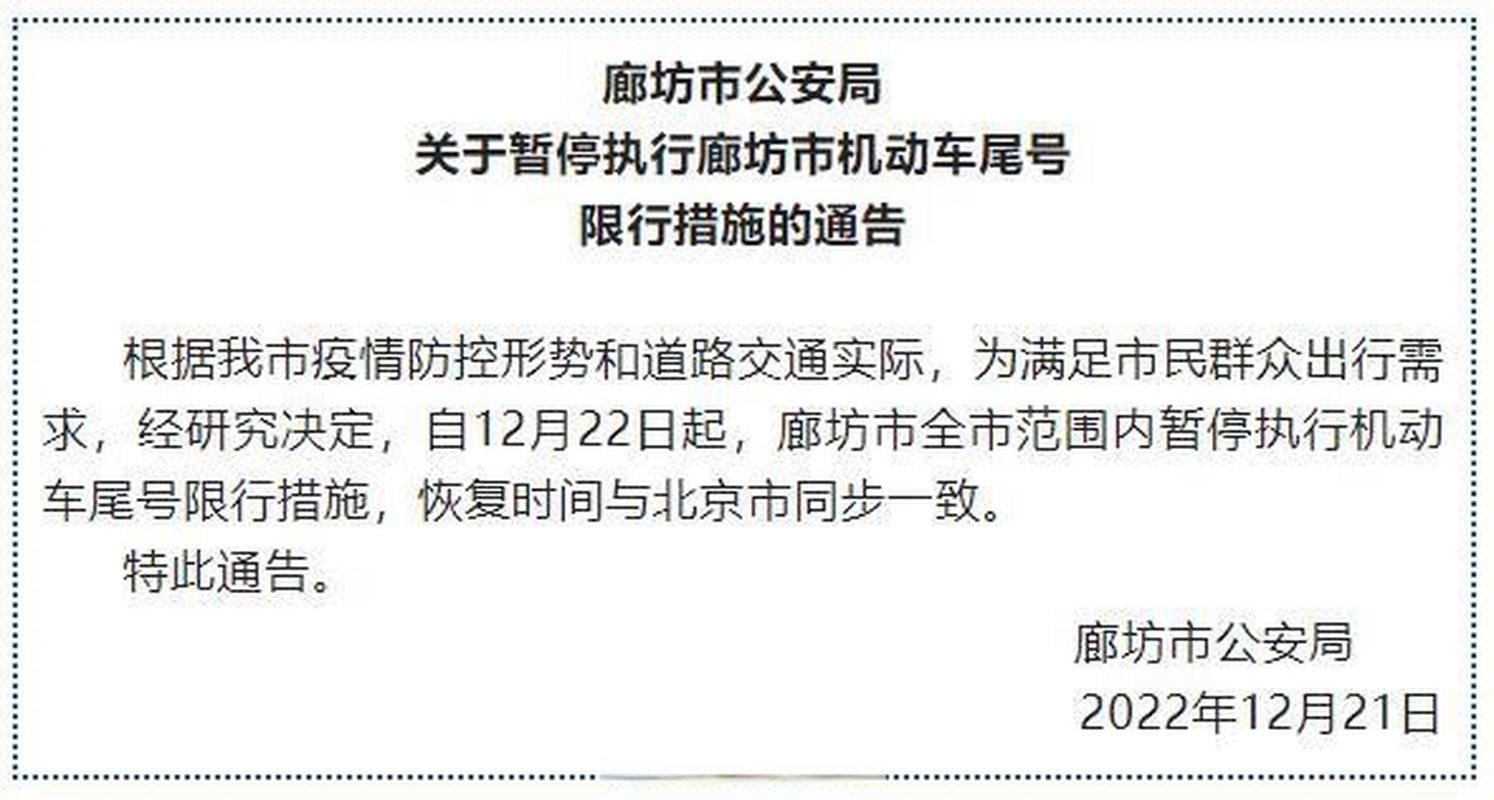 廊坊限号通知/廊坊限号通知最新今日-第6张图片 廊坊限号通知/廊坊限号通知最新今日-第6张图片