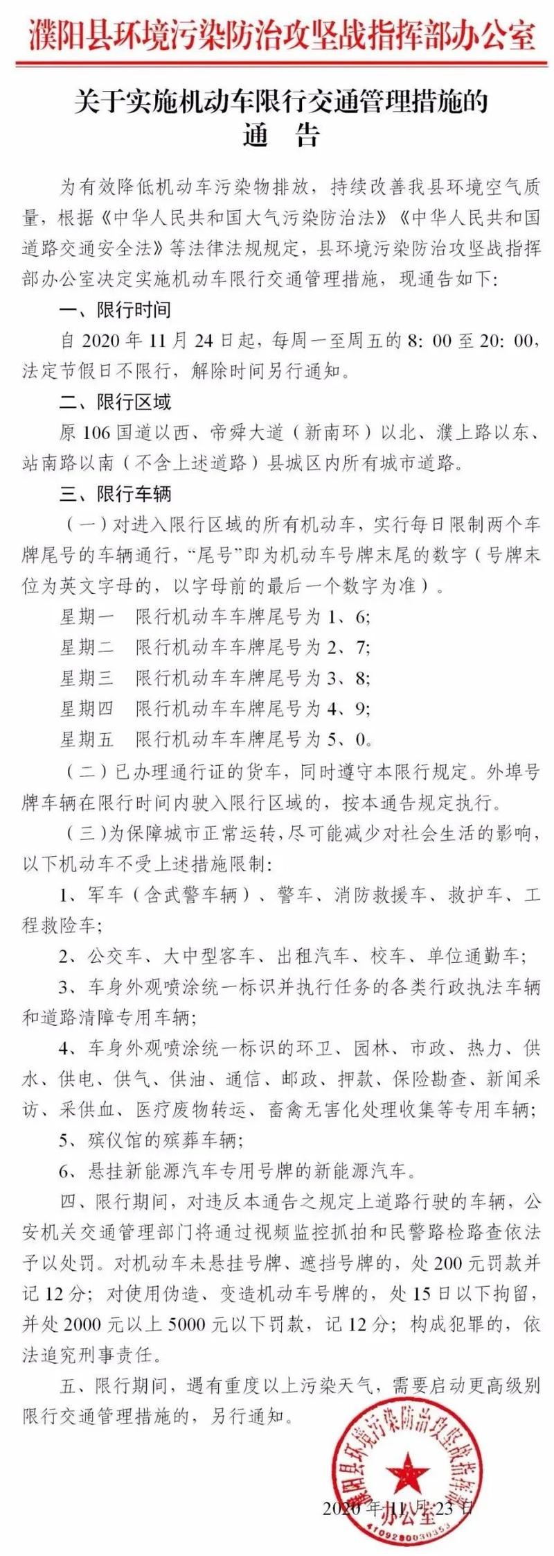 濮阳限行-濮阳限行2024年最新规定-第3张图片 濮阳限行-濮阳限行2024年最新规定-第3张图片