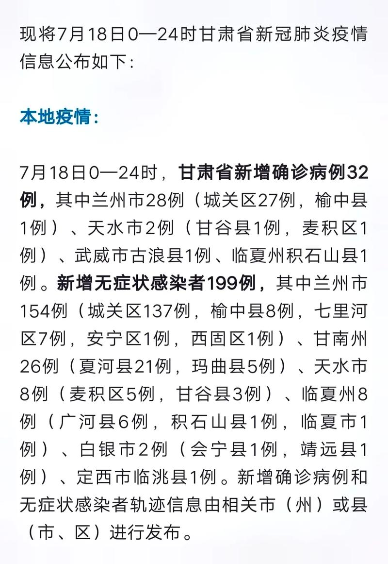甘肃疫情-甘肃疫情最新消息今天新增-第2张图片 甘肃疫情-甘肃疫情最新消息今天新增-第2张图片