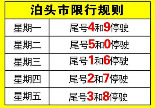 泊头限行,泊头限行政策-第6张图片 泊头限行,泊头限行政策-第6张图片