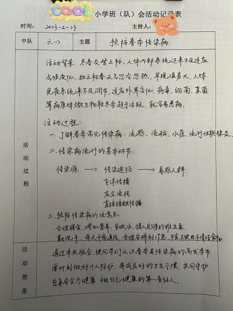 疫情主题班会(疫情主题班会记录表内容)-第4张图片 疫情主题班会(疫情主题班会记录表内容)-第4张图片