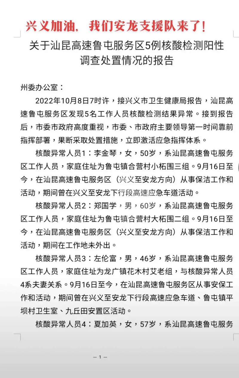 安龙疫情封路(贵州省安龙县封城了吗)-第3张图片 安龙疫情封路(贵州省安龙县封城了吗)-第3张图片