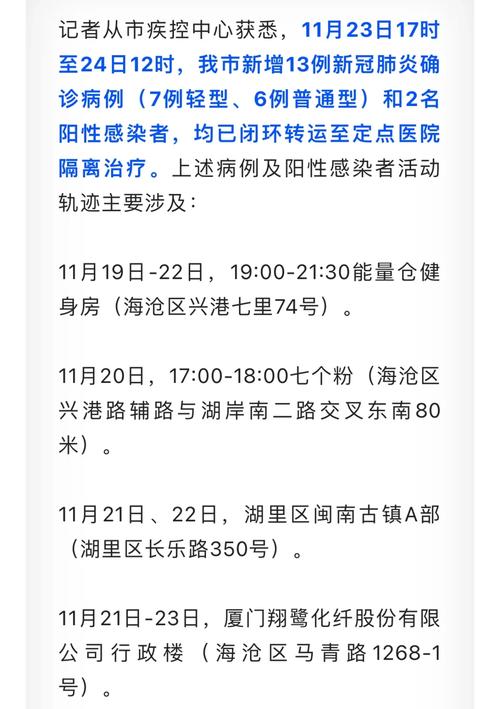 【厦门疫情最新通报,厦门疫情最新实时数据】-第3张图片 【厦门疫情最新通报,厦门疫情最新实时数据】-第3张图片