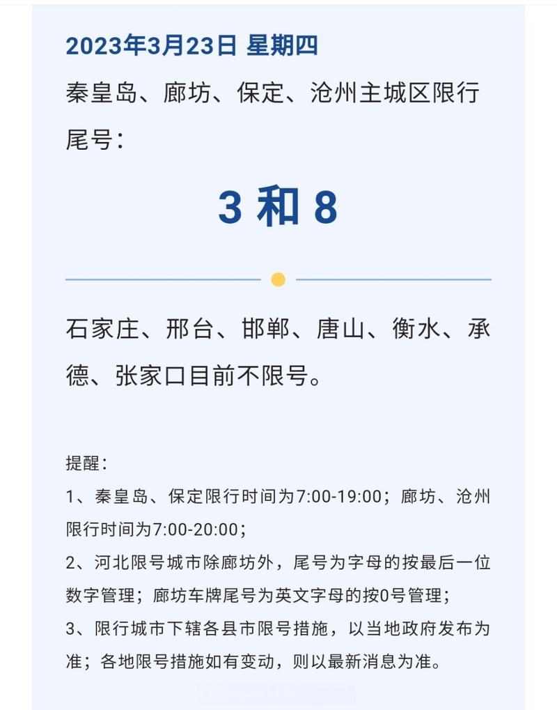 【沧州今天限行几号,沧州今天限行号码】-第5张图片 【沧州今天限行几号,沧州今天限行号码】-第5张图片
