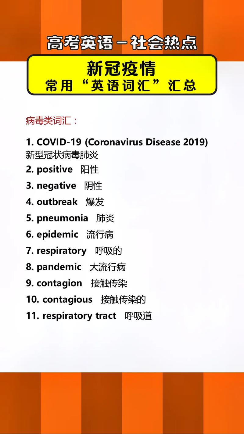 疫情英语/疫情英文pandemic-第3张图片 疫情英语/疫情英文pandemic-第3张图片