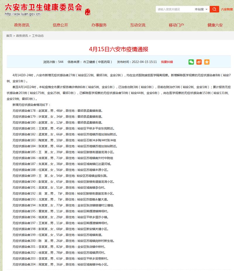 安徽6人疫情/安徽 1例-第3张图片 安徽6人疫情/安徽 1例-第3张图片