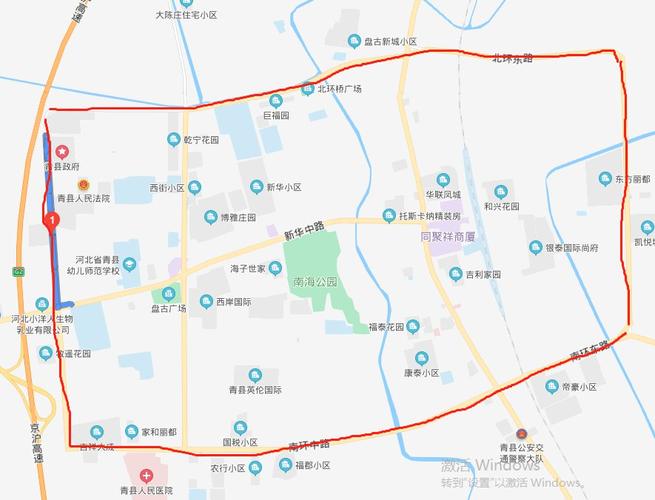 沧州限行区域图/沧州限行区域合围图-第4张图片