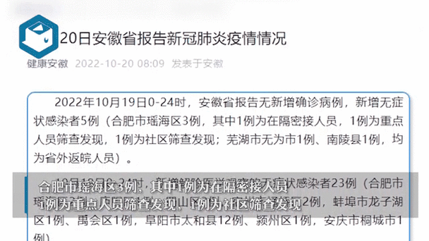 安徽现在疫情，安徽现在疫情怎么样-第4张图片
