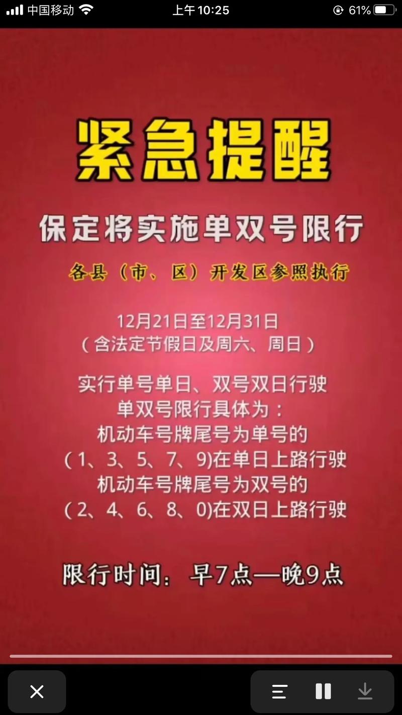 保定市限行通知/保定限行通知最新2020-第2张图片 保定市限行通知/保定限行通知最新2020-第2张图片