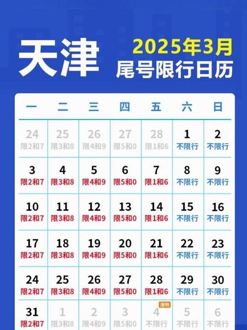 天津明日限行,天津明天车限号多少-第3张图片 天津明日限行,天津明天车限号多少-第3张图片