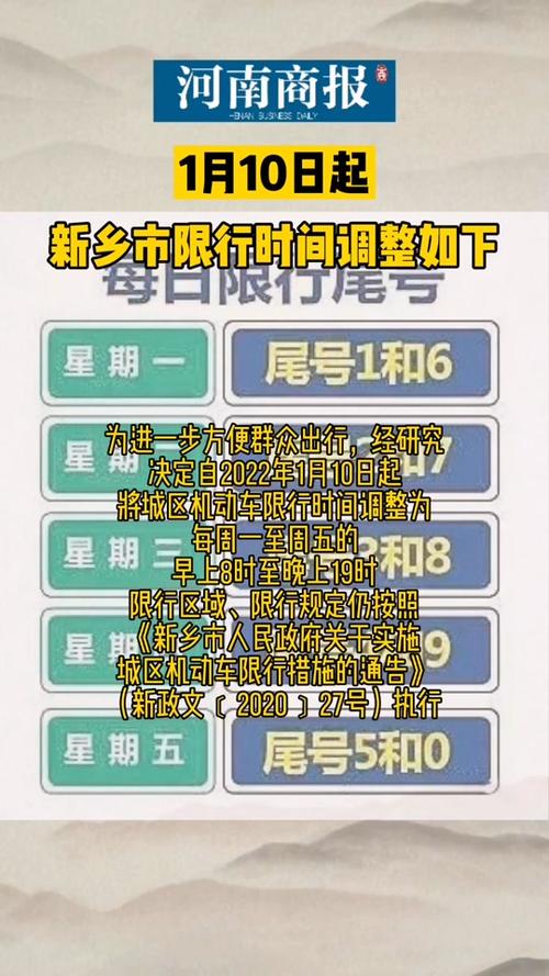 【新乡限行,新乡限行2025最新通知】