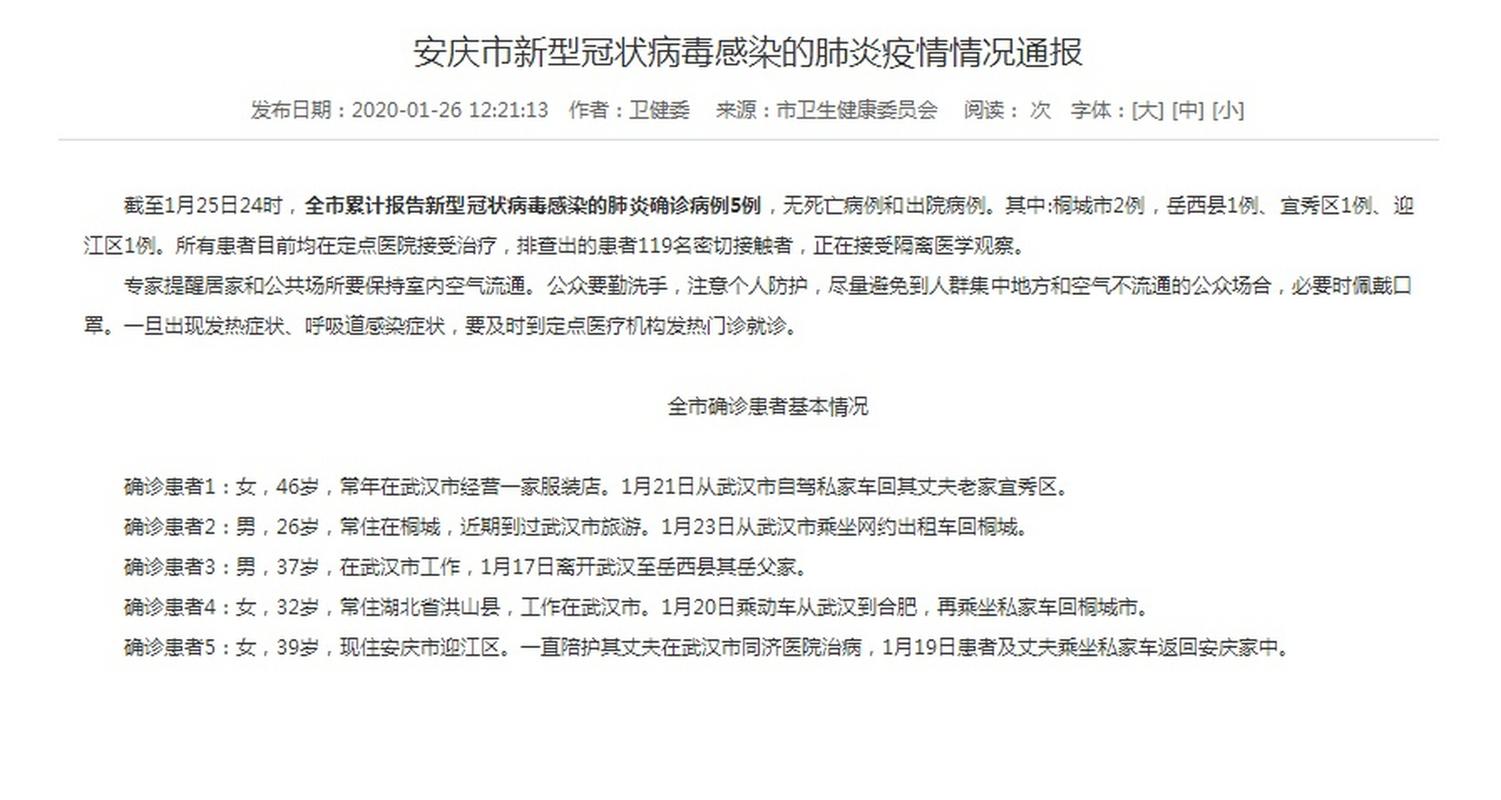 安庆武汉疫情,安庆疫情2021-第2张图片 安庆武汉疫情,安庆疫情2021-第2张图片