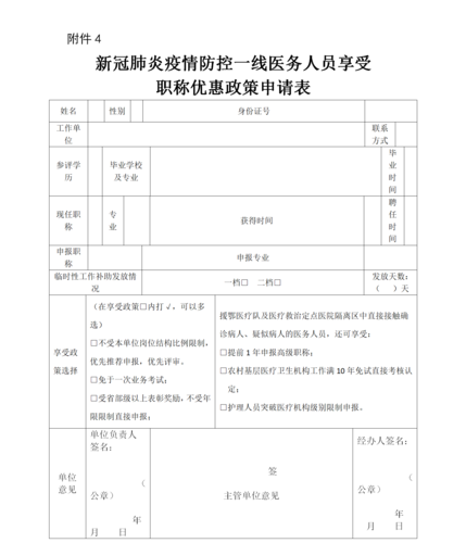 安徽疫情职称-安徽省抗疫一线医务人员职称晋升-第4张图片 安徽疫情职称-安徽省抗疫一线医务人员职称晋升-第4张图片