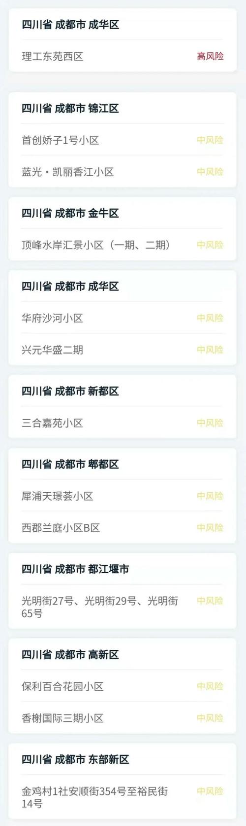 四川疫情消息-四川疫情最新消息活动轨迹-第6张图片 四川疫情消息-四川疫情最新消息活动轨迹-第6张图片