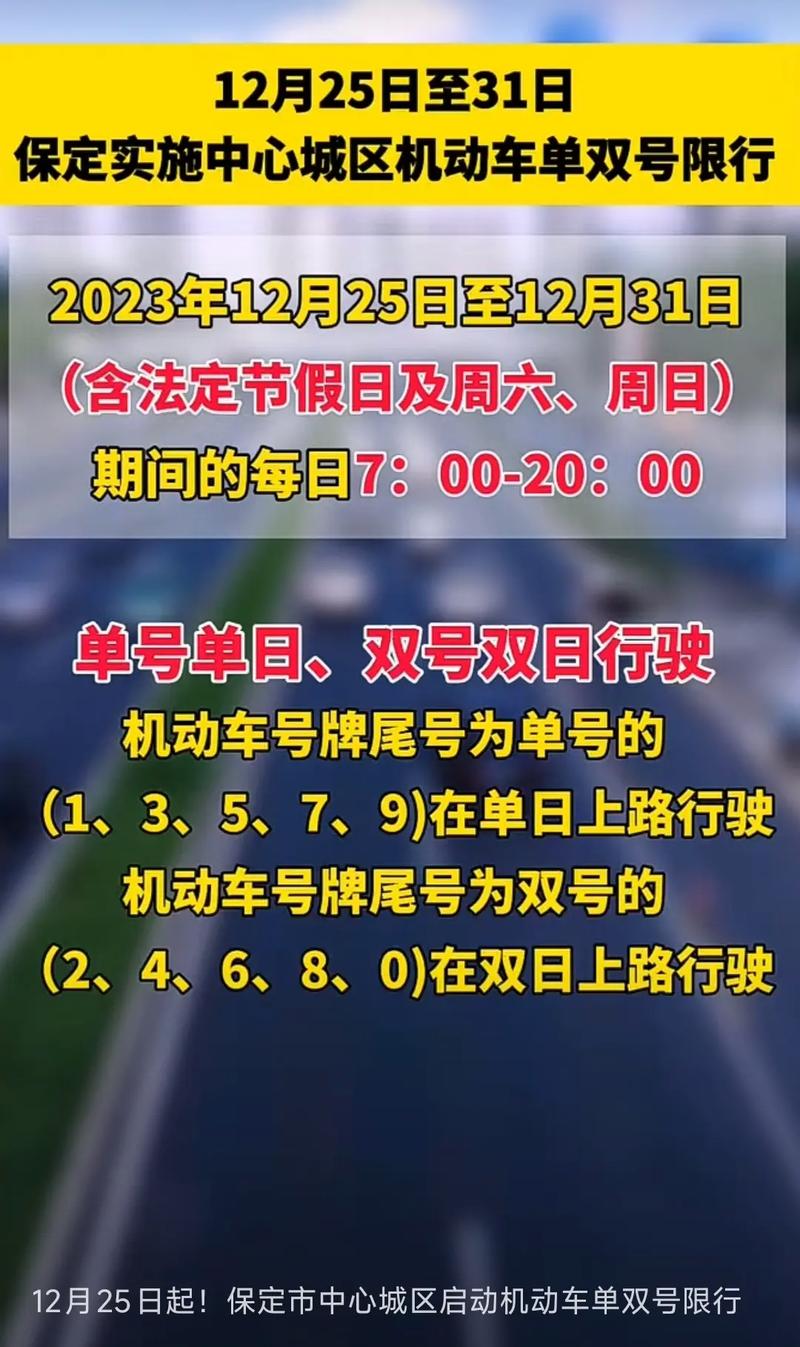 保定徐水限号/保定徐水限号查询