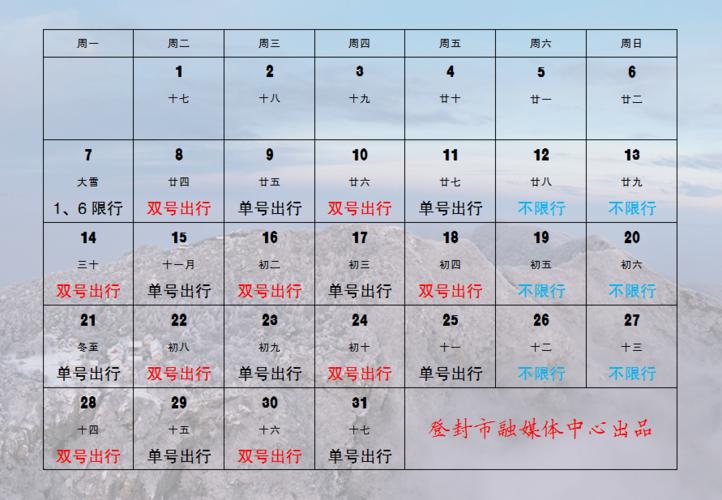 登封限号查询-登封限号查询明天