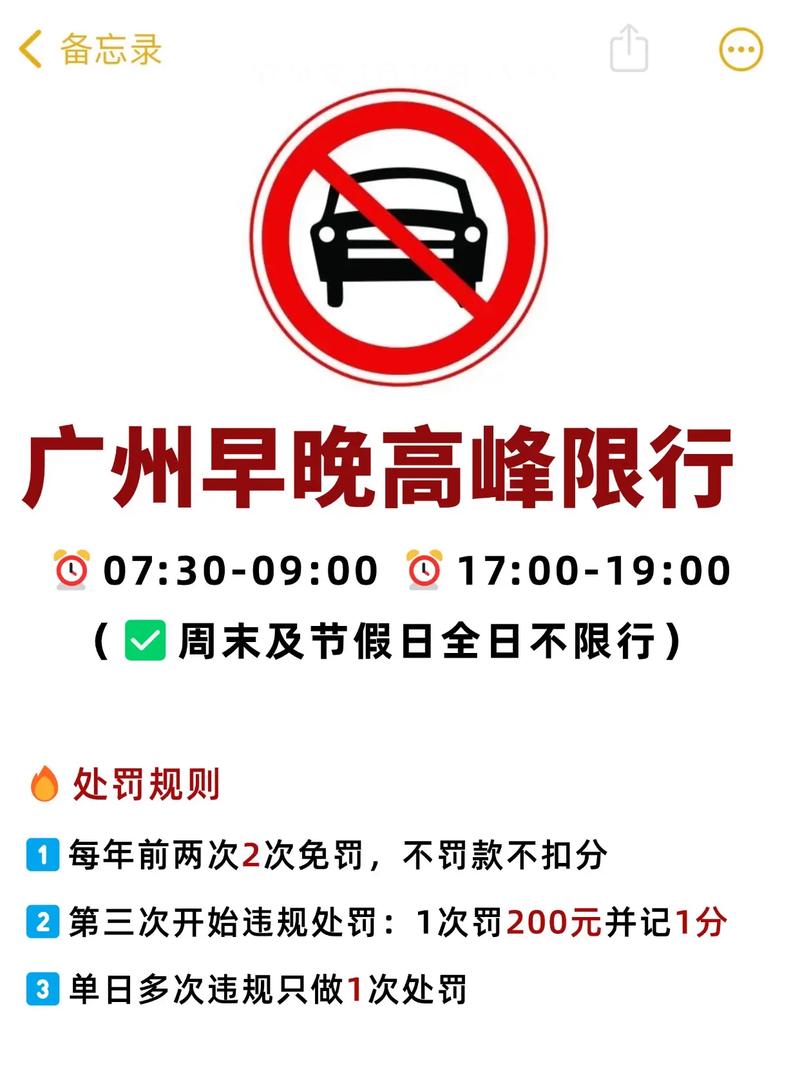 广州几点限行外地车牌(广州几点限行外地车牌罚款多少)