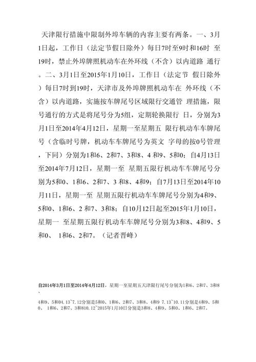 尾号限行怎么处罚/尾号限行怎么处罚?-第2张图片