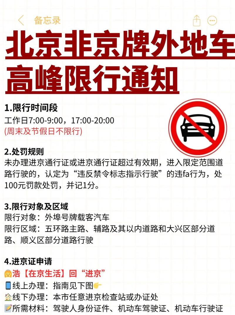 北京交通限行-北京限行多久免罚一次-第5张图片